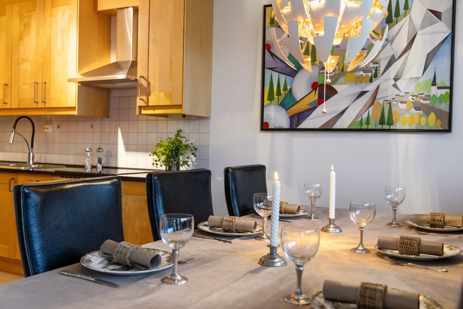 Her ligger alt til rette for god stemning Galleribilde