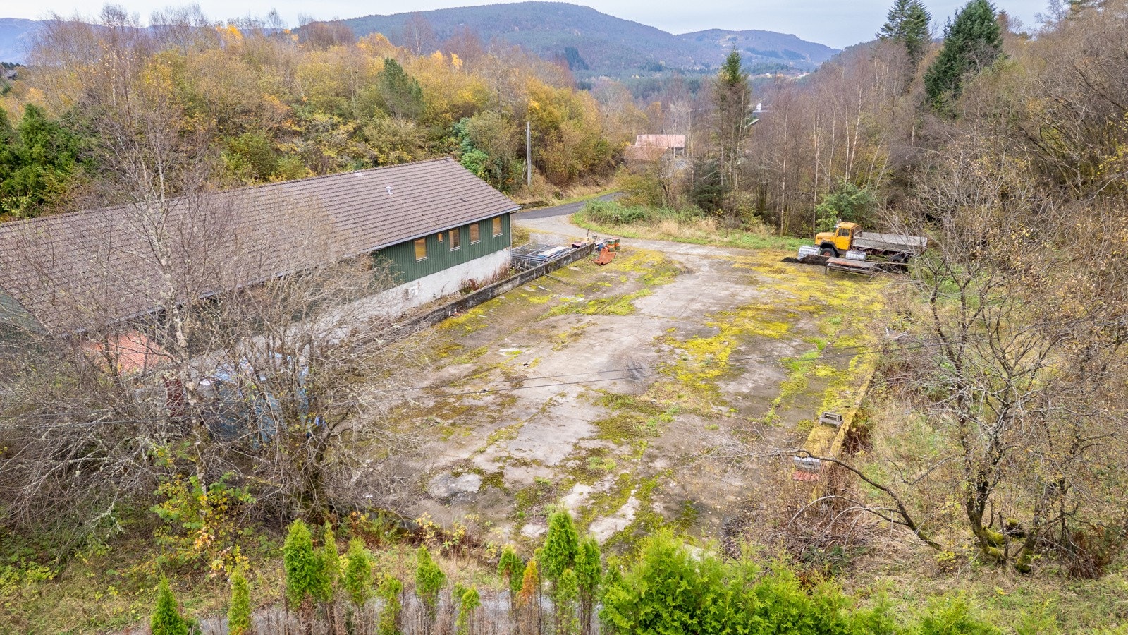 Her sto det inntil for noen år siden et drivhus til Galleribilde