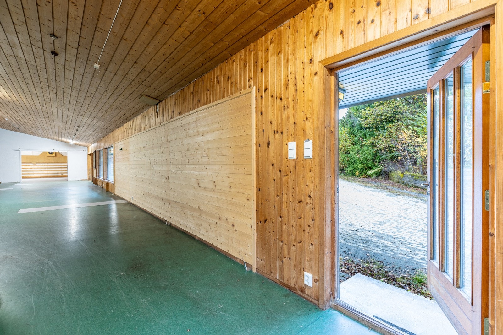 Inngangsdør pakkhuset Galleribilde