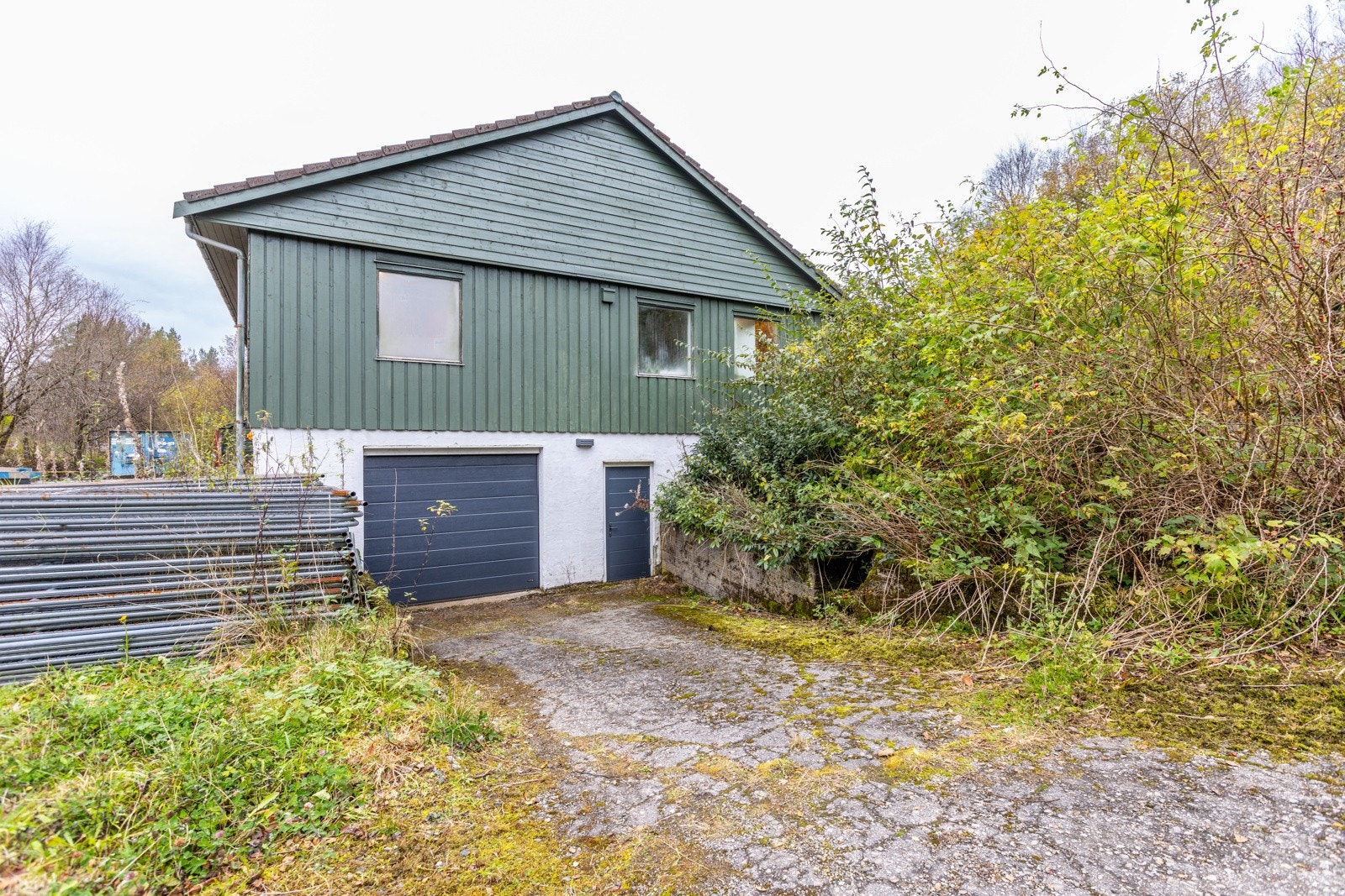 Nedkjørsel til garasjeanlegg i pakkhuset Galleribilde