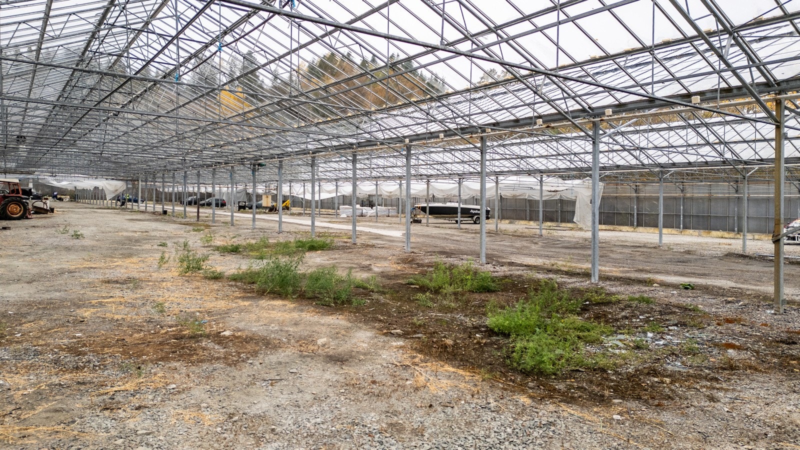 Her kan man virkelig boltre seg. Hva med lagringsplass for bobiler? Småbåter? Galleribilde