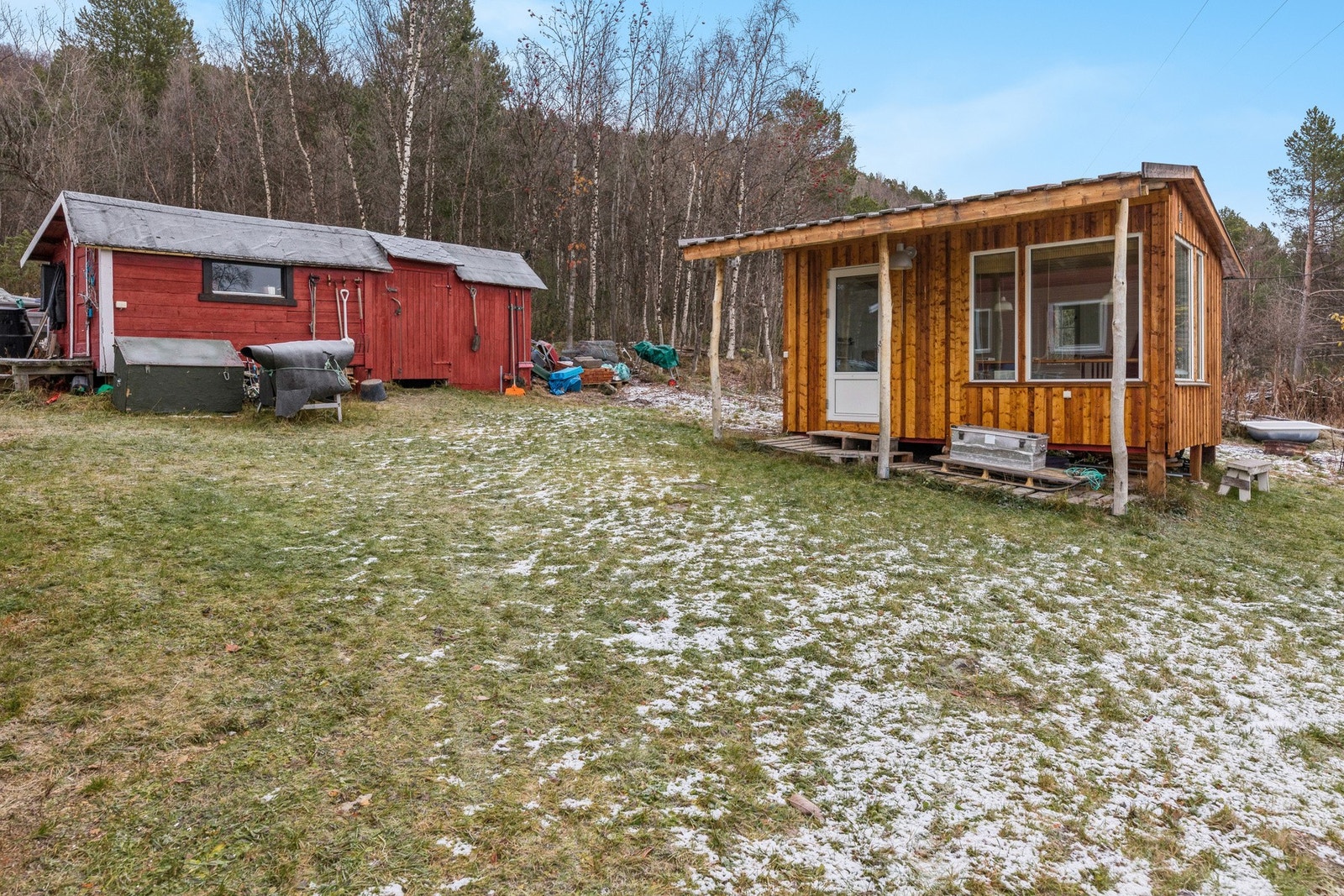 På eiendommen er det også anneks og redskapsbod Galleribilde