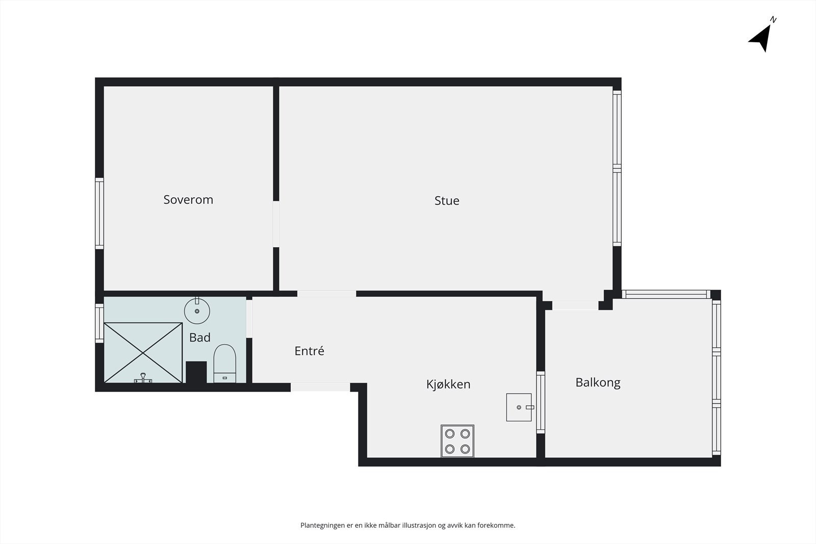 Plantegning. Galleribilde
