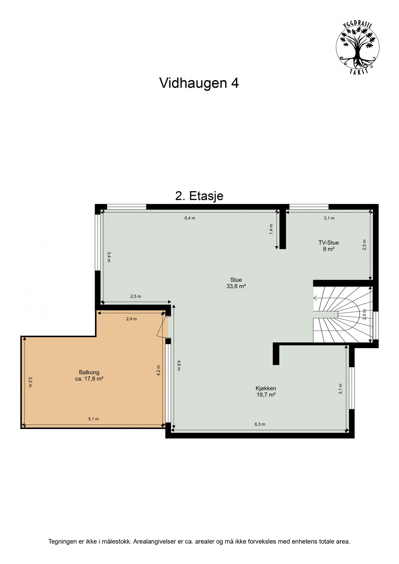 Plantegning 2. Etasje. Galleribilde