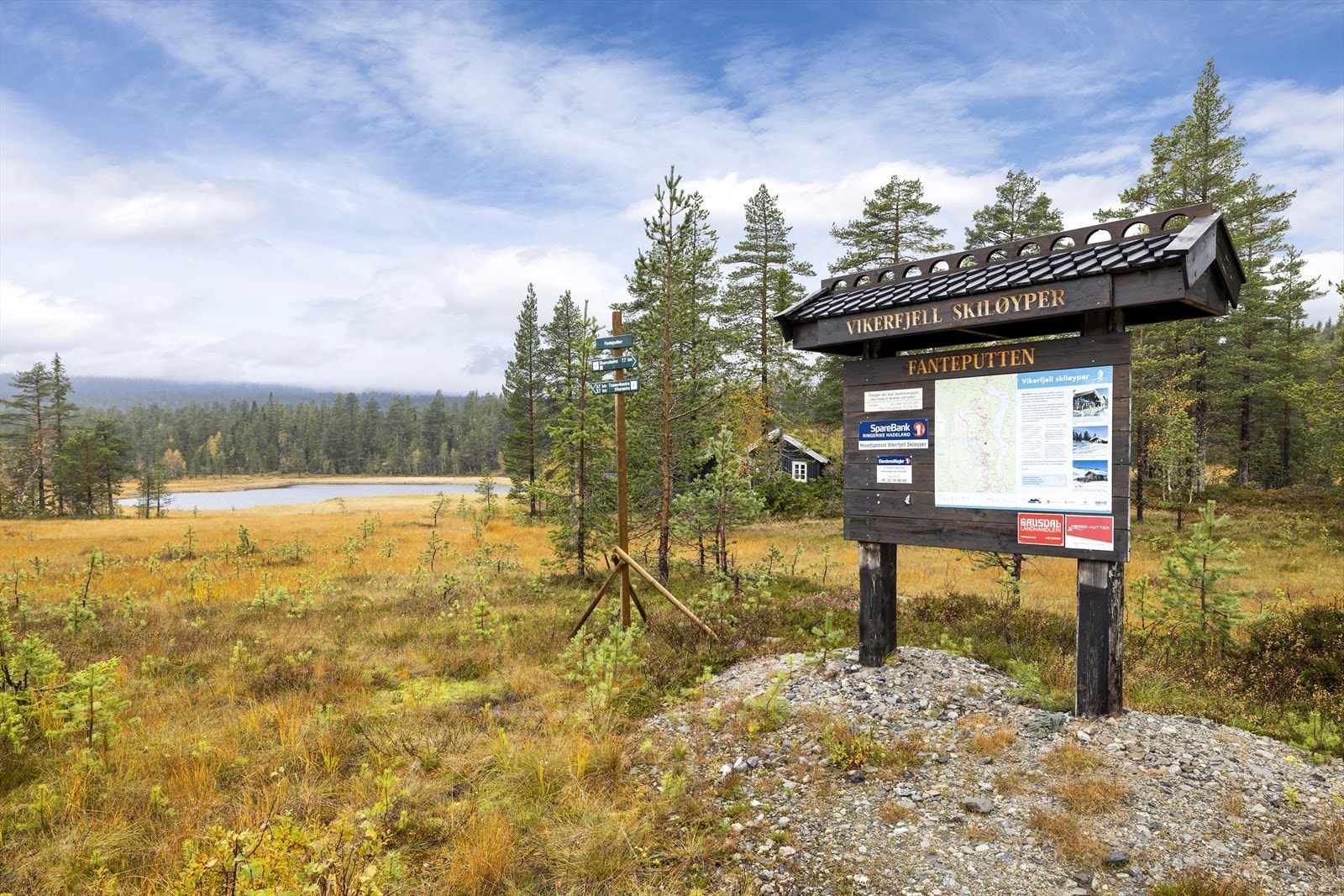 Fra Fanteputten er det milevis med skiløyper om vinteren Galleribilde