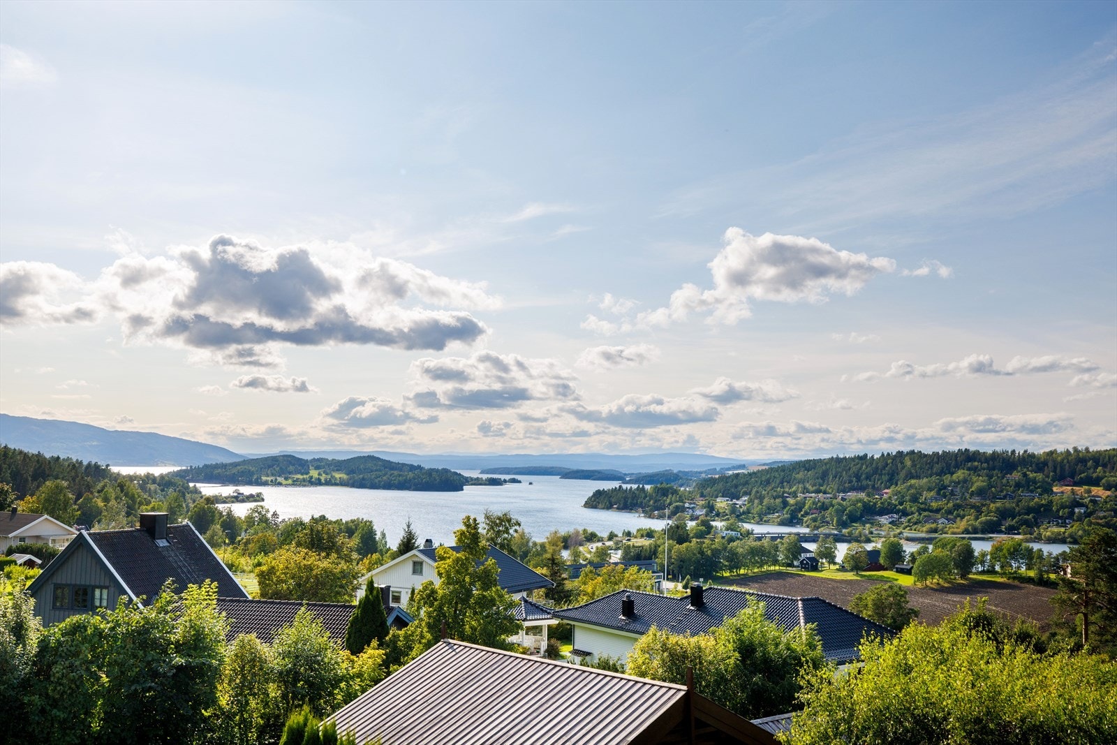 Og i tillegg nydelig utsikt over Tyrifjorden. Storøya litt til venstre i bildet Galleribilde