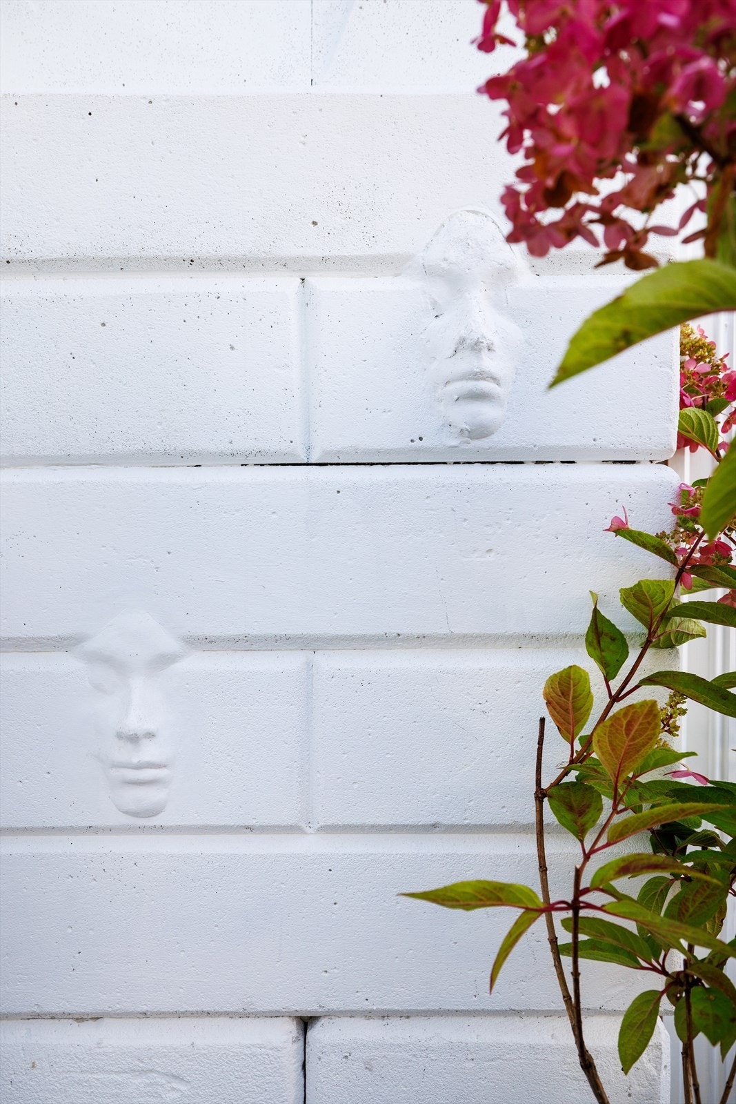 Detalj fra ytterveggen Galleribilde