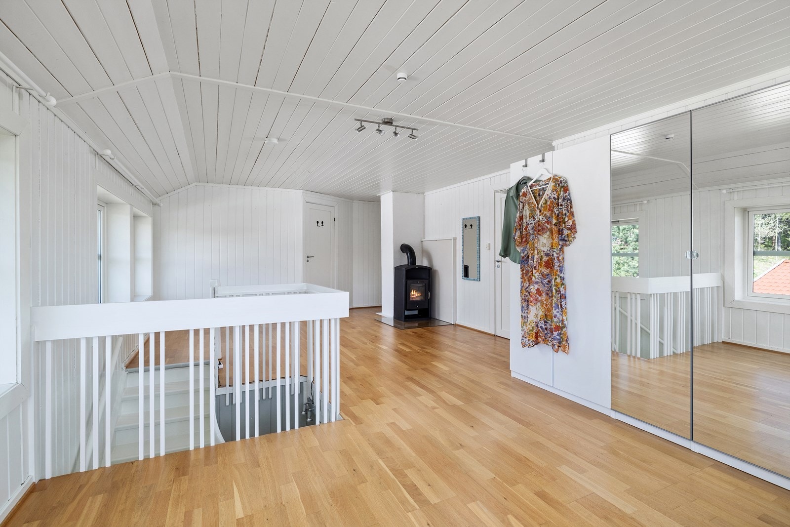 Da er vi oppe i 2. etg. Galleribilde