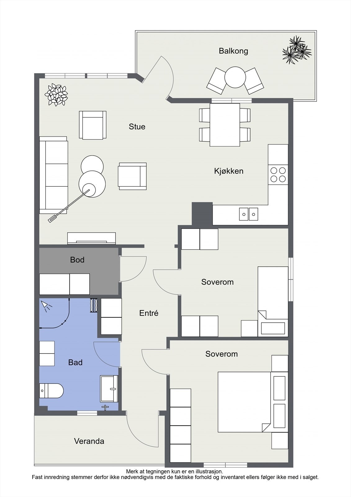 Plantegning. Galleribilde