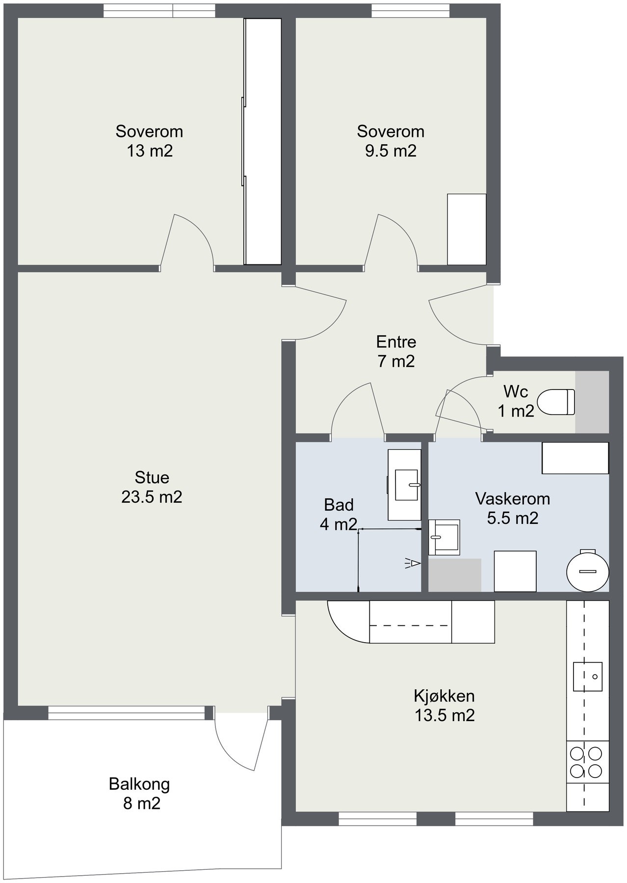 Planskisse. Galleribilde