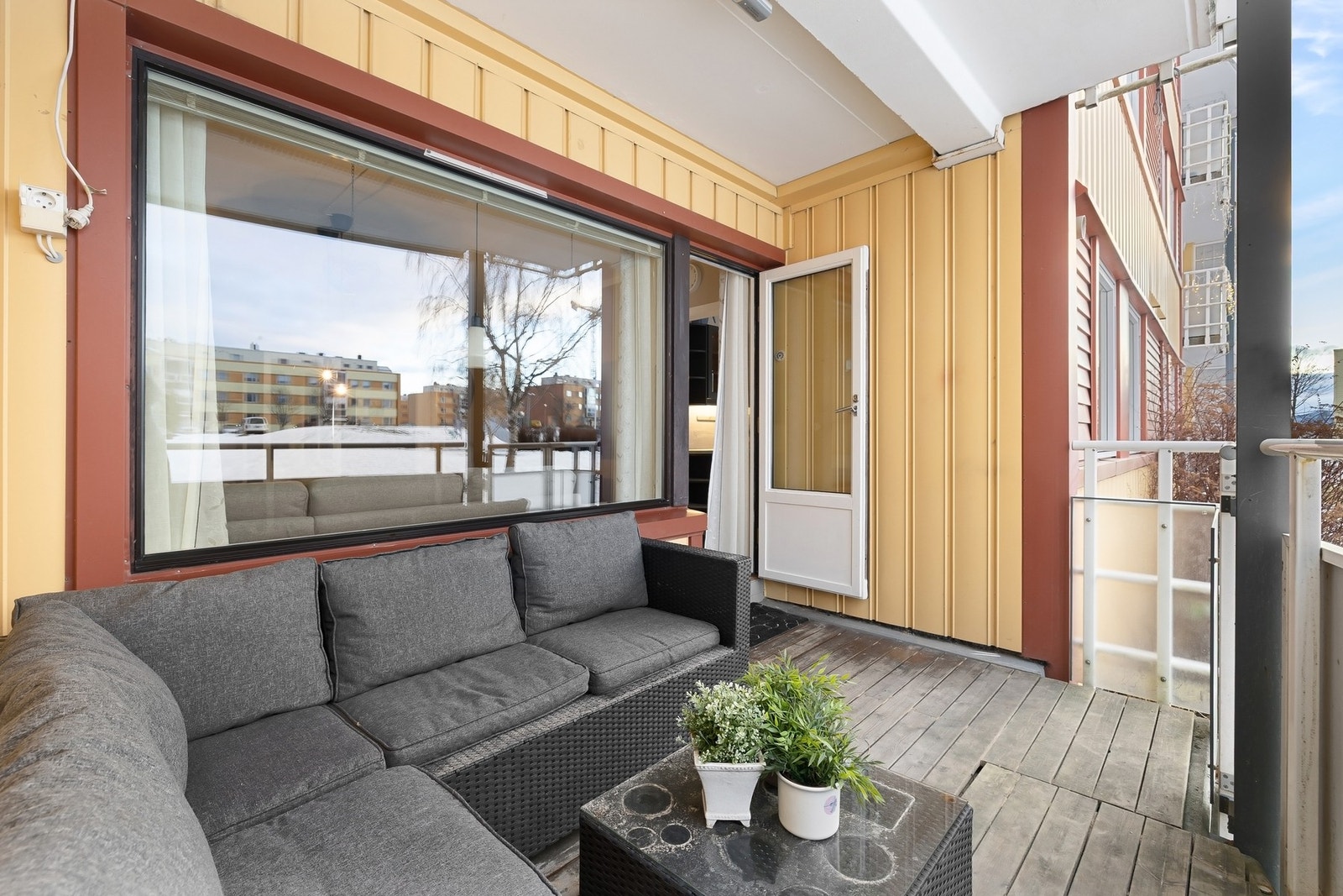 Det er god plass til en stor sittegruppe. Galleribilde