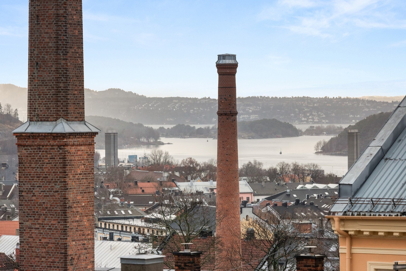 Fra leiligheten har du en fantastisk utsikt over Oslofjorden Galleribilde