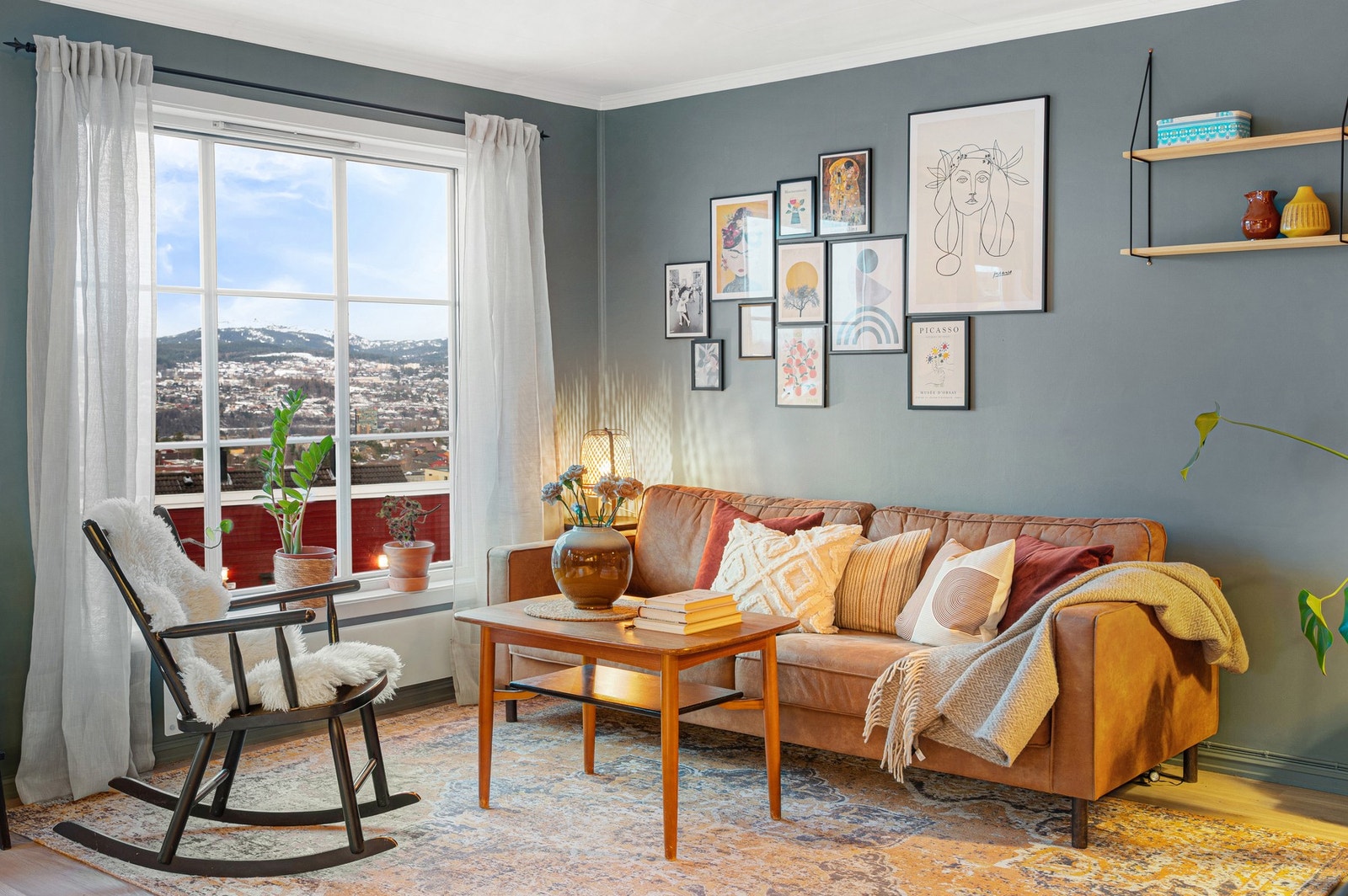 Fantastisk utsikt fra stua. Galleribilde