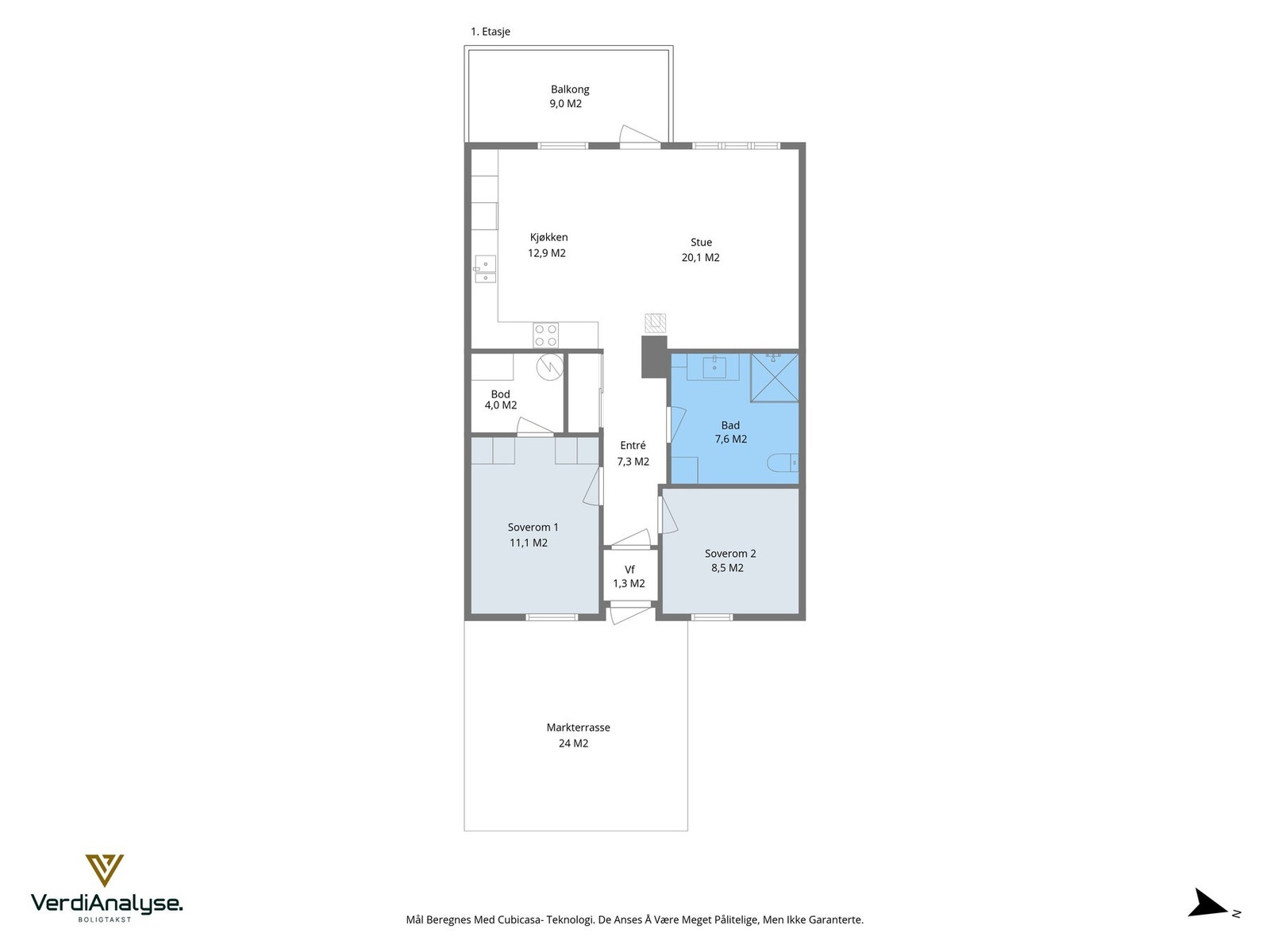 Planskisse. Galleribilde