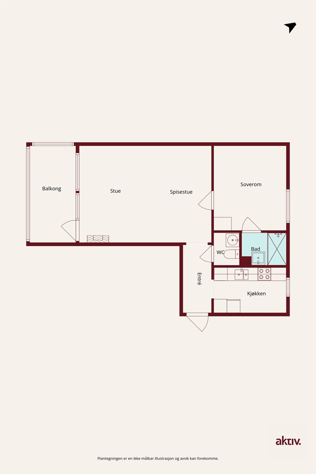 Plantegning Galleribilde