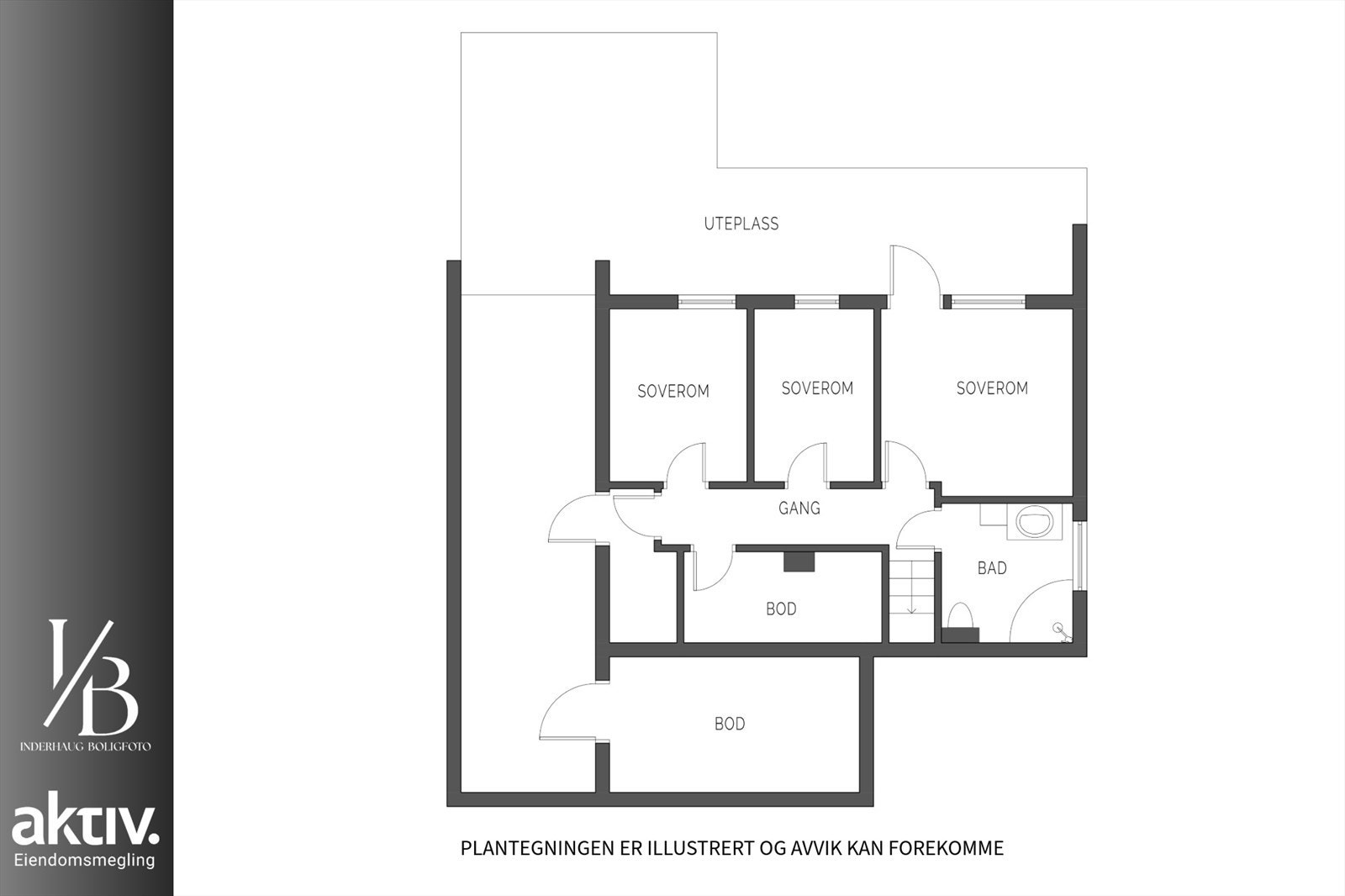 Plantegning underetasje. Galleribilde