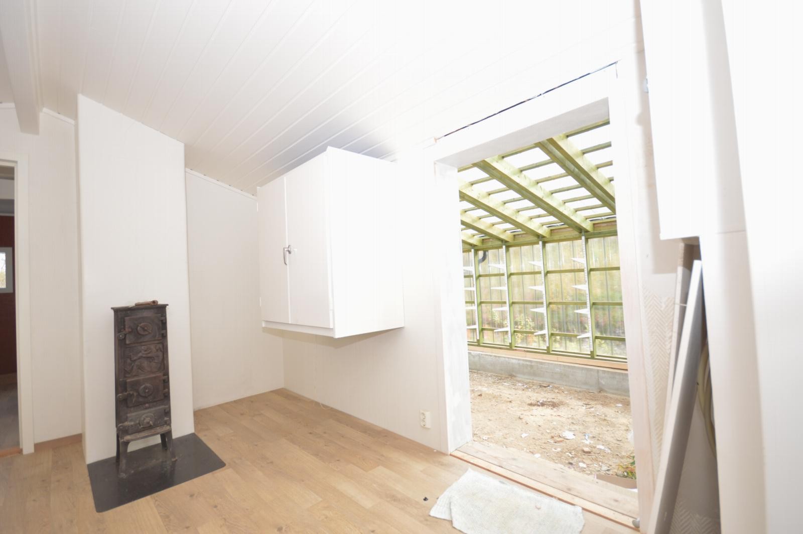 Utgang til veksthus Galleribilde