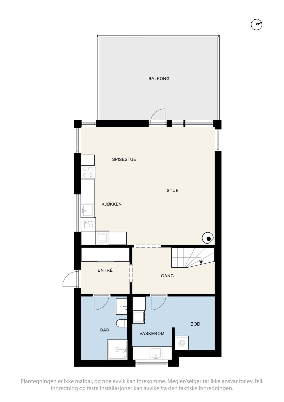 Plantegning 1.etasje. Galleribilde