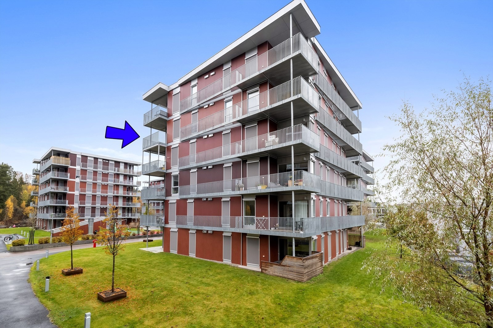 Leilighetens beliggenhet i blokka Galleribilde