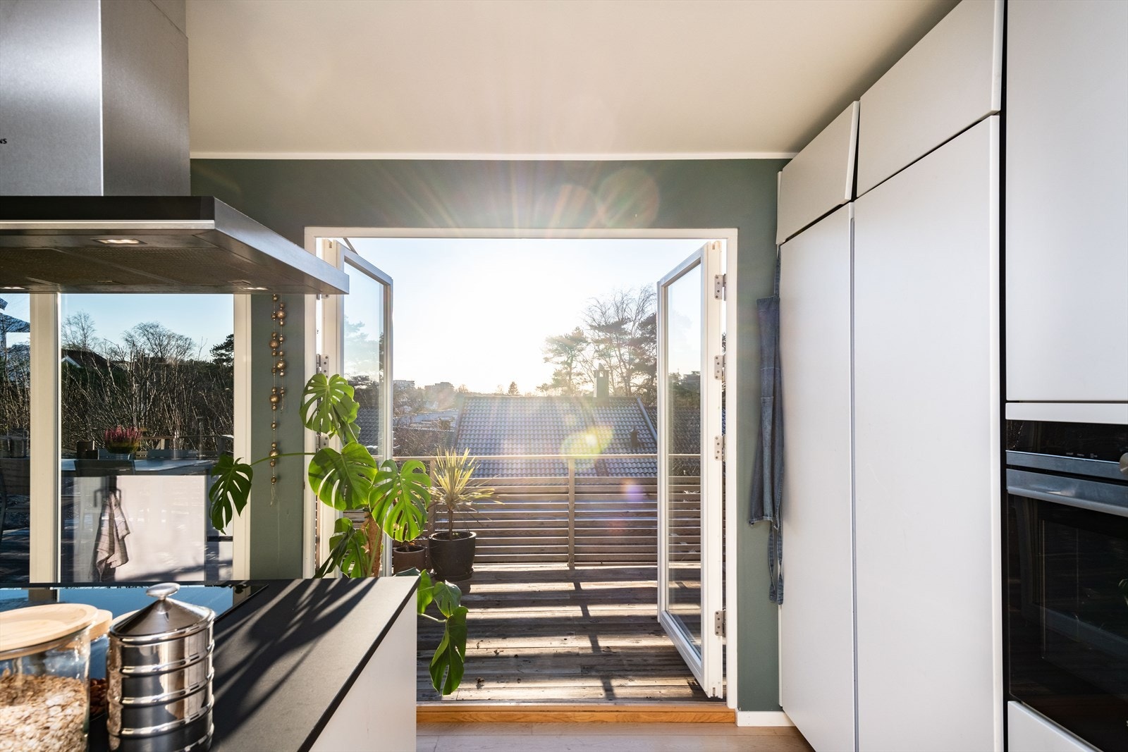 Direkte utgang til terrassen Galleribilde