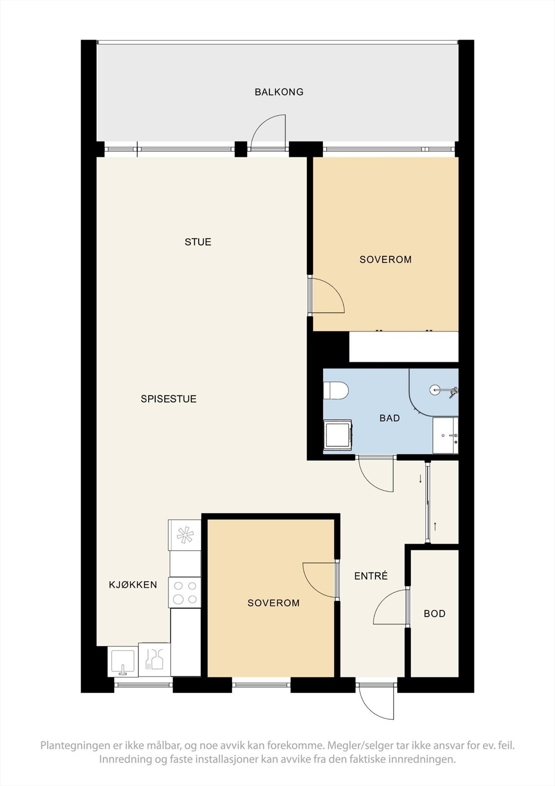 Plantegning Galleribilde