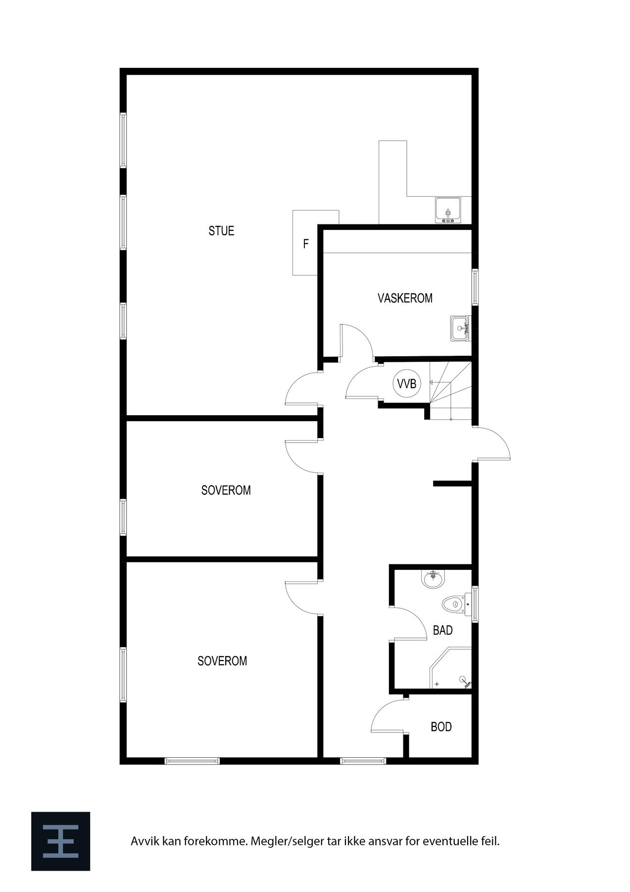 Plantegning - Kjeller. Galleribilde