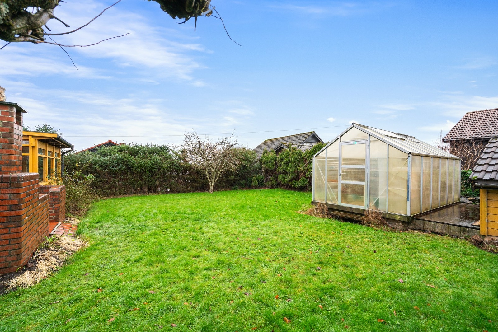 Hagen er lun og skjermet med upåklagelige solforhold. Galleribilde