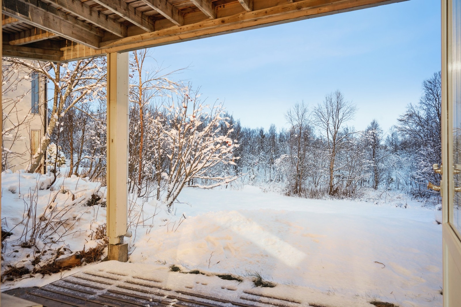 Utleidelen har egen inngang og egent inngangsparti Galleribilde