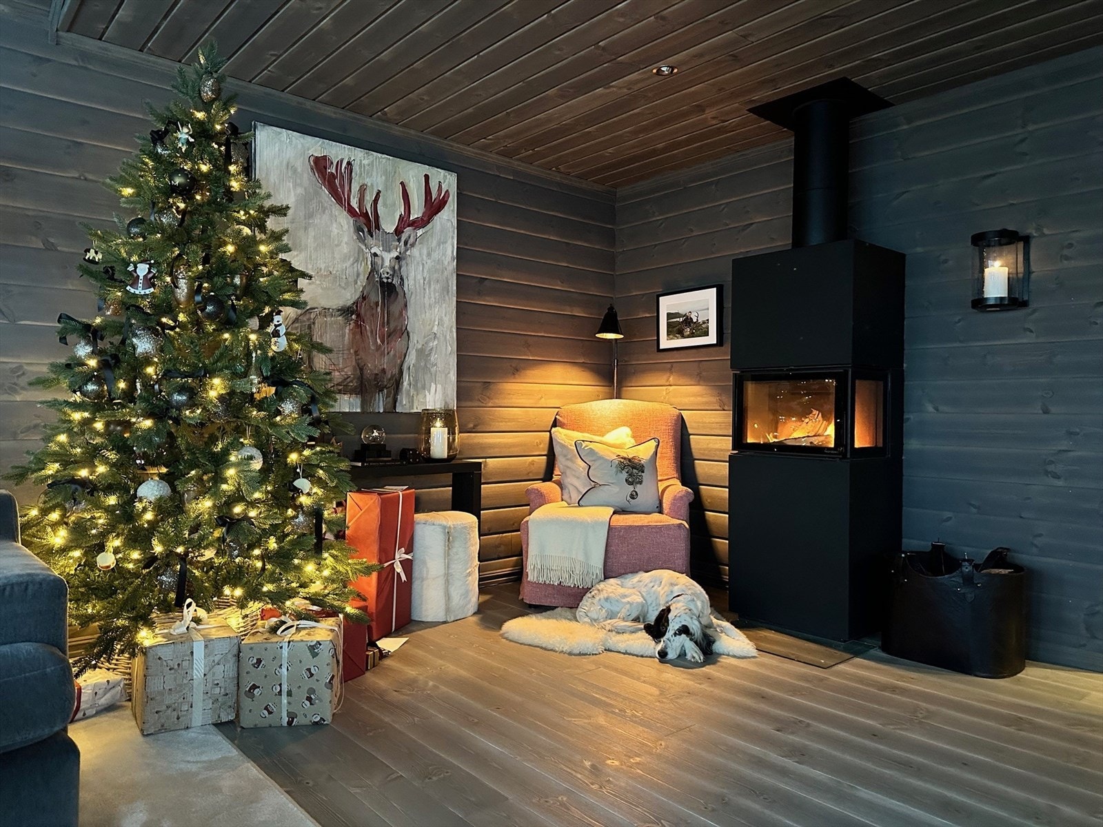 Den stilige Nordpeisen gir godt med varme på kalde dager. Galleribilde