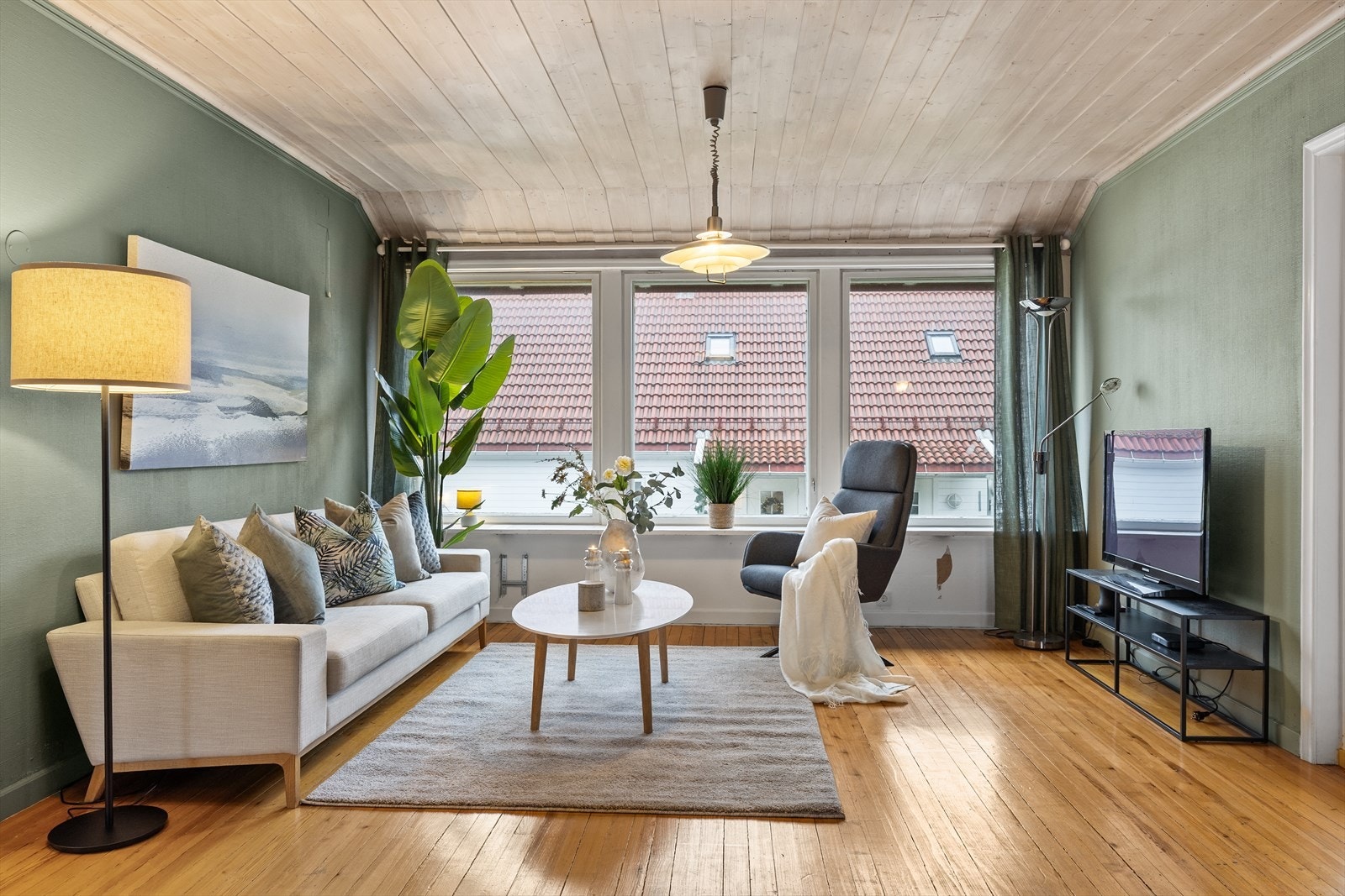 Dette sammen med den praktiske løsningen, sørger for en luftig atmosfære. Galleribilde