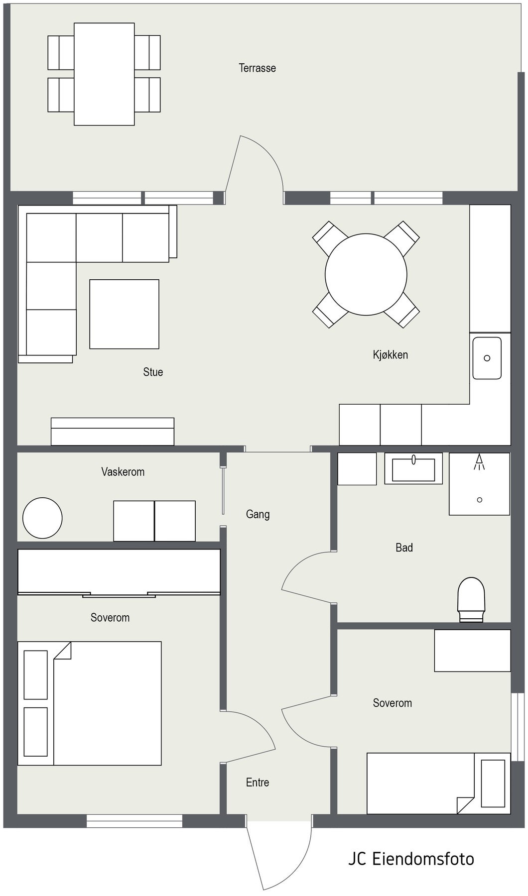 2d plantegning. Galleribilde