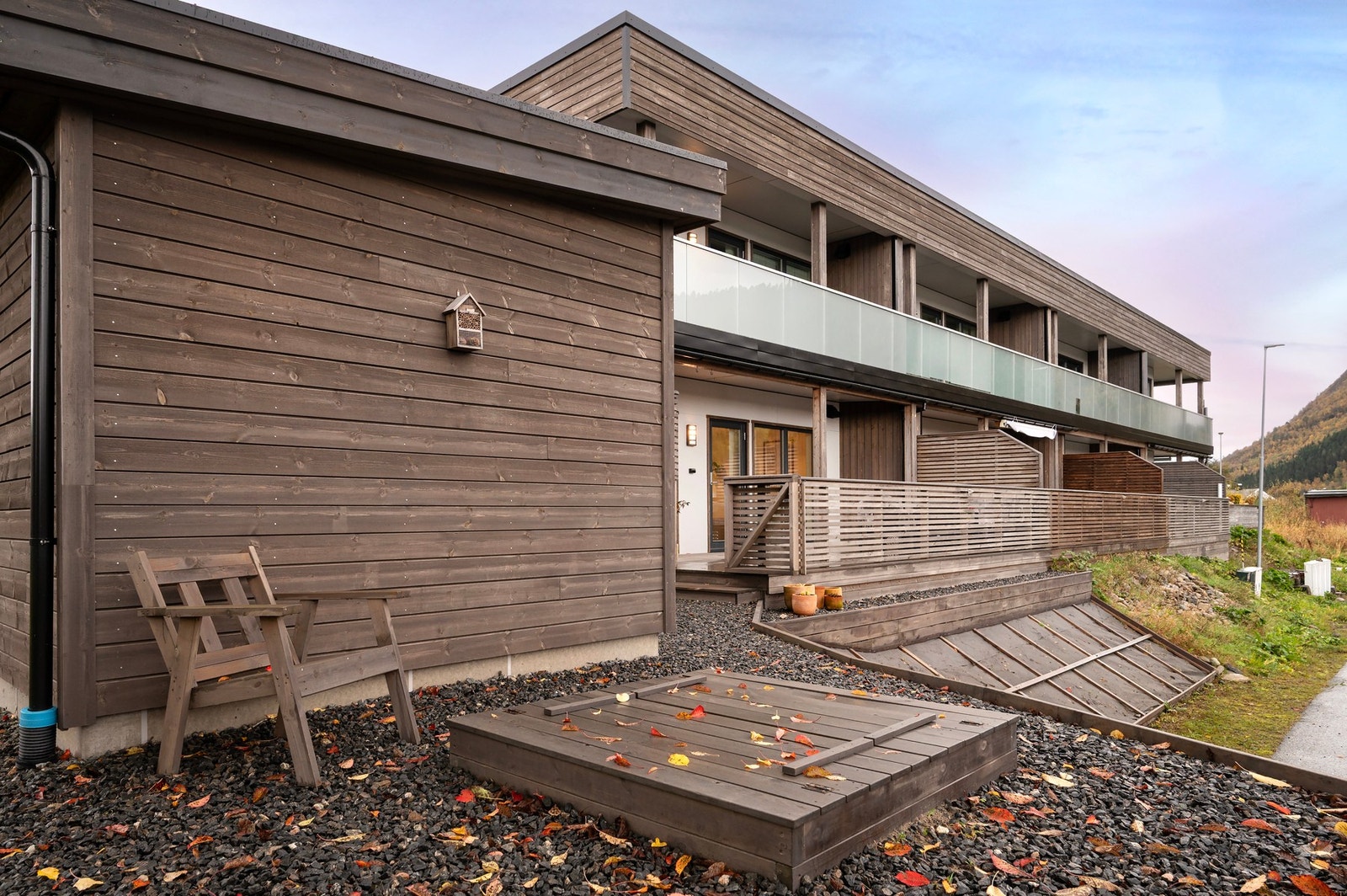 Leiligheten disponerer også en egen utvendig bod i felles bodrekke. Galleribilde