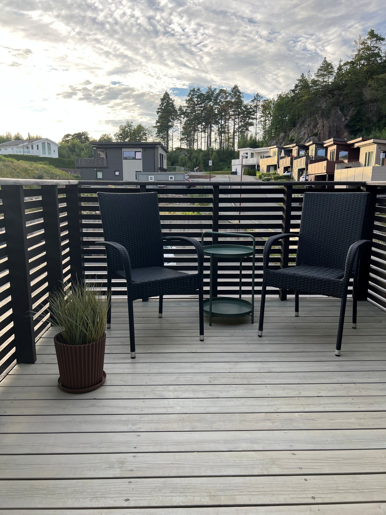 Her kan ettermiddagssolen nytes. Galleribilde