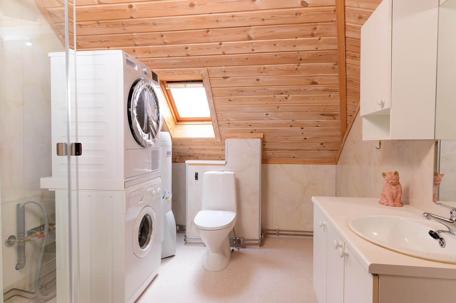 Vaskesøyle på bad Galleribilde