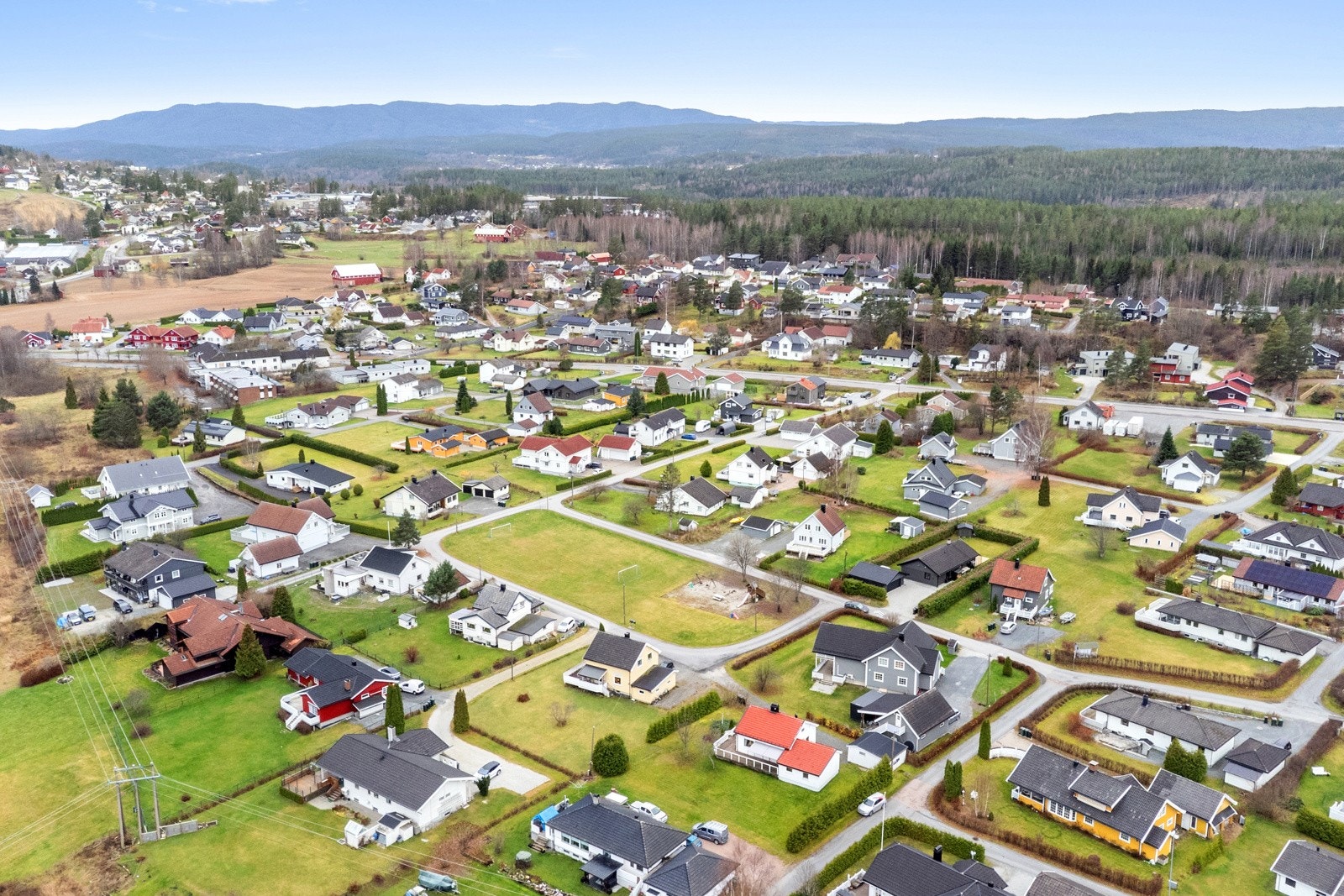 Dronefoto Galleribilde