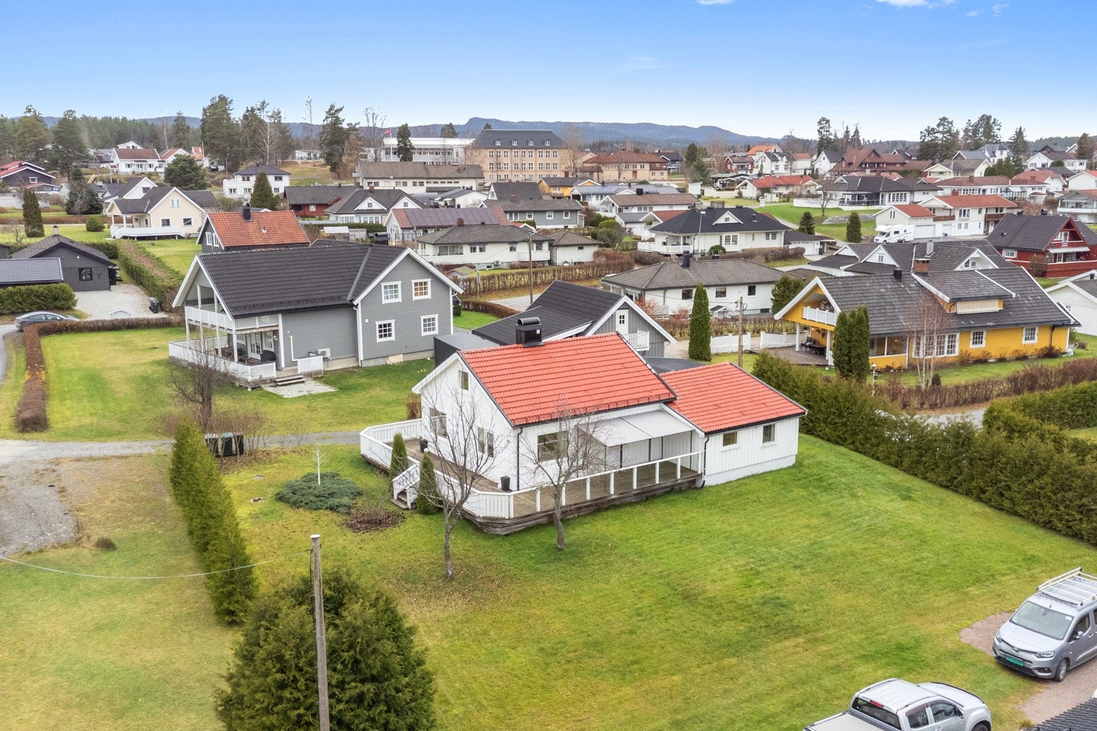 Dronefoto Galleribilde