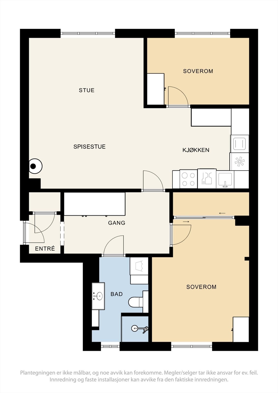 Plantegning. Galleribilde