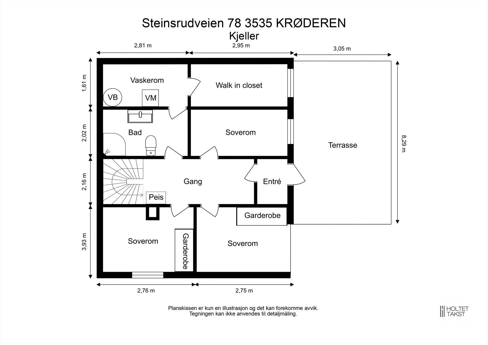 Plantegning kjeller Galleribilde