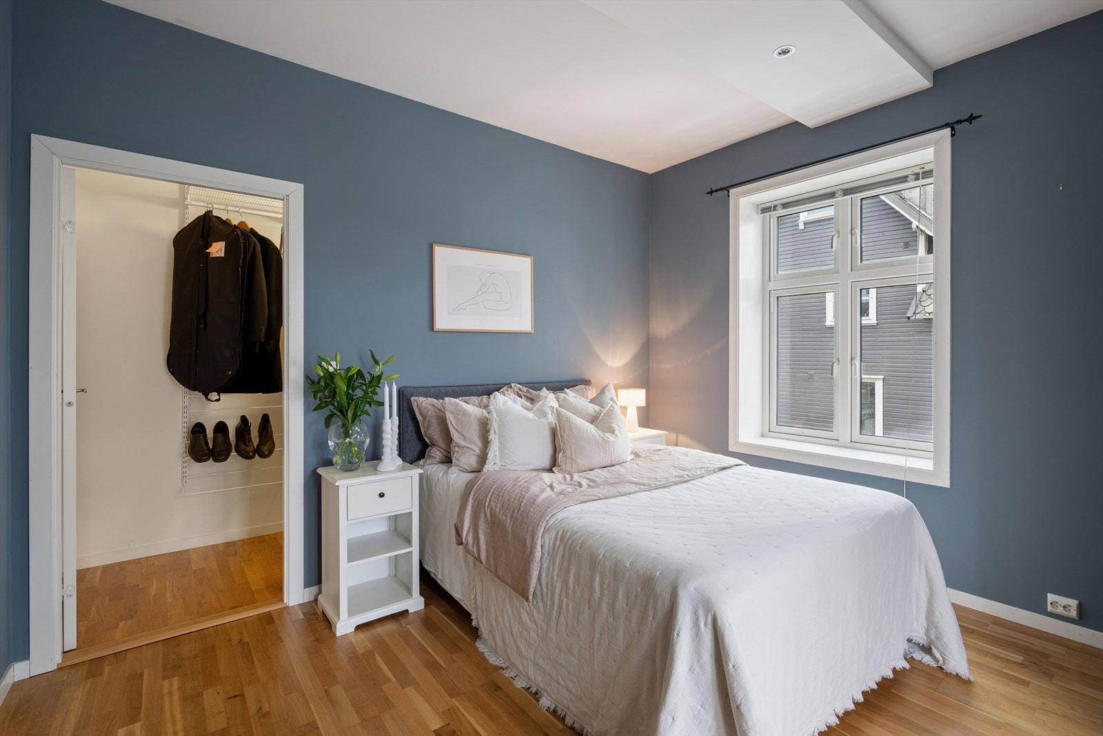 Det er to soverom i leiligheten. Galleribilde