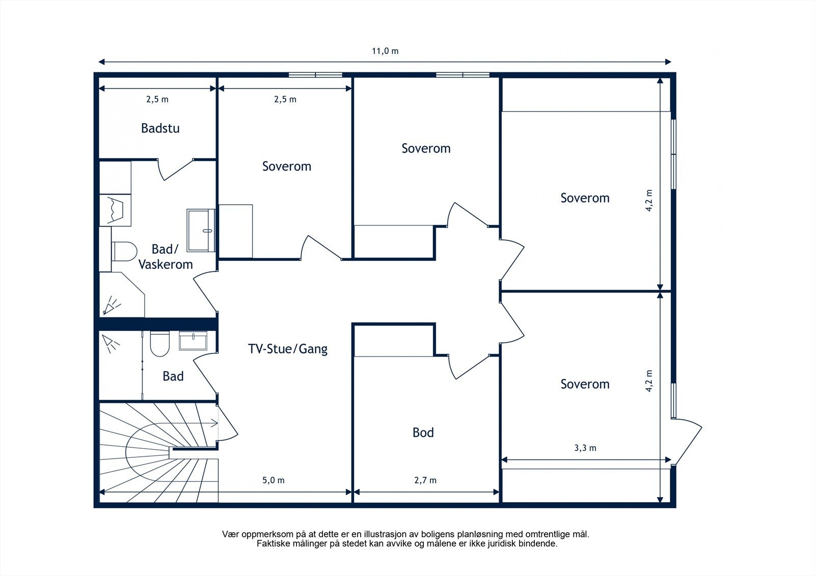 Plantegning u.etasje Galleribilde