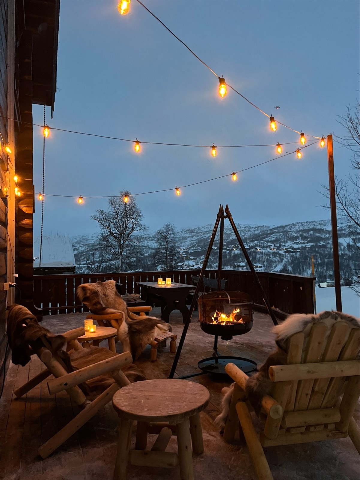 Ski-in/ski-out utsiktsbeliggenhet like ved alpinbakken ved Haukelifjell Skisenter Galleribilde