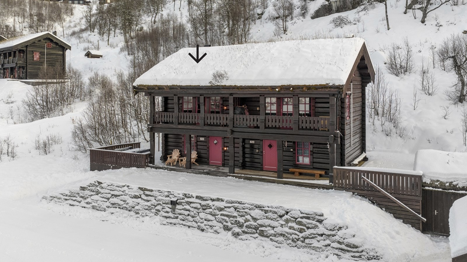 Beliggenhet i veletablert hyttefelt Galleribilde