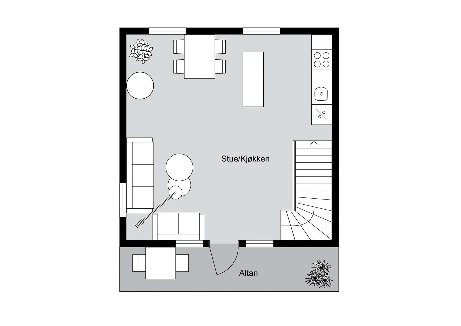 Plantegning - 2. etasje Galleribilde