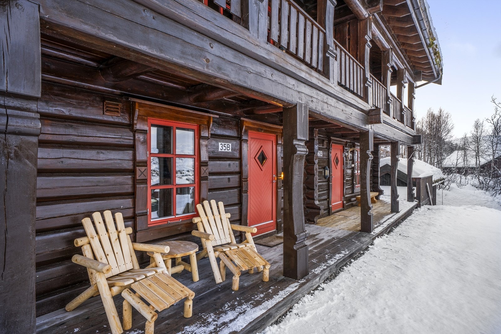 Overbygget inngangsparti Galleribilde