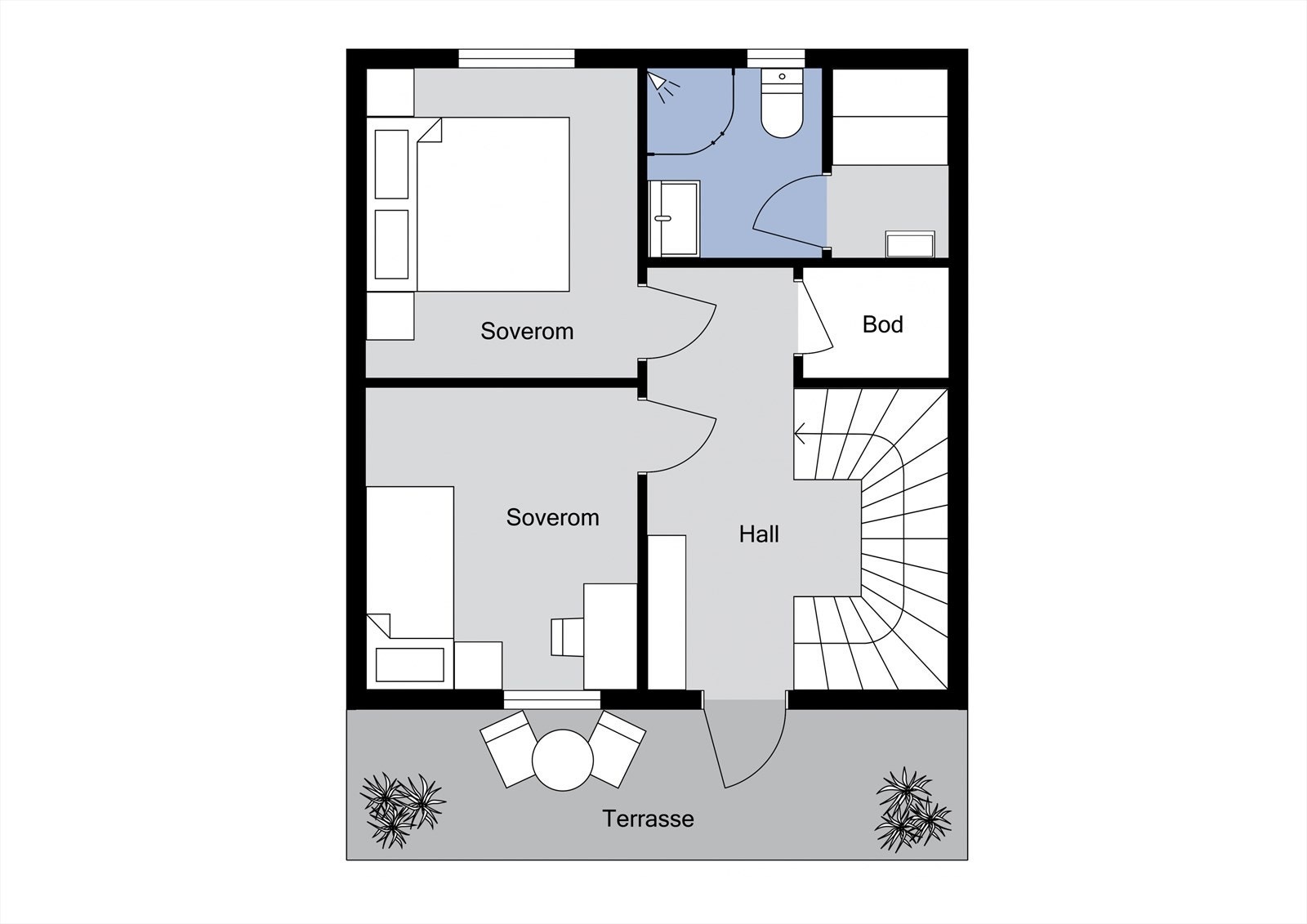 Plantegning - 1. etasje Galleribilde