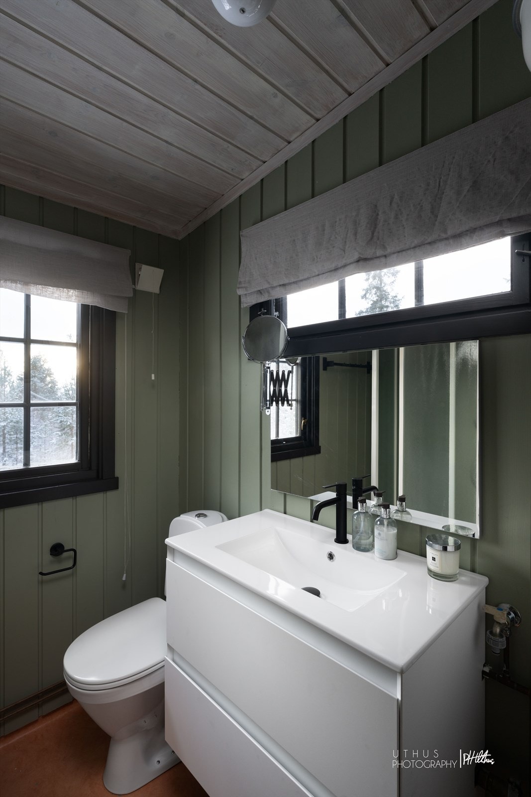 Delikat bad med dusjkabinett Galleribilde