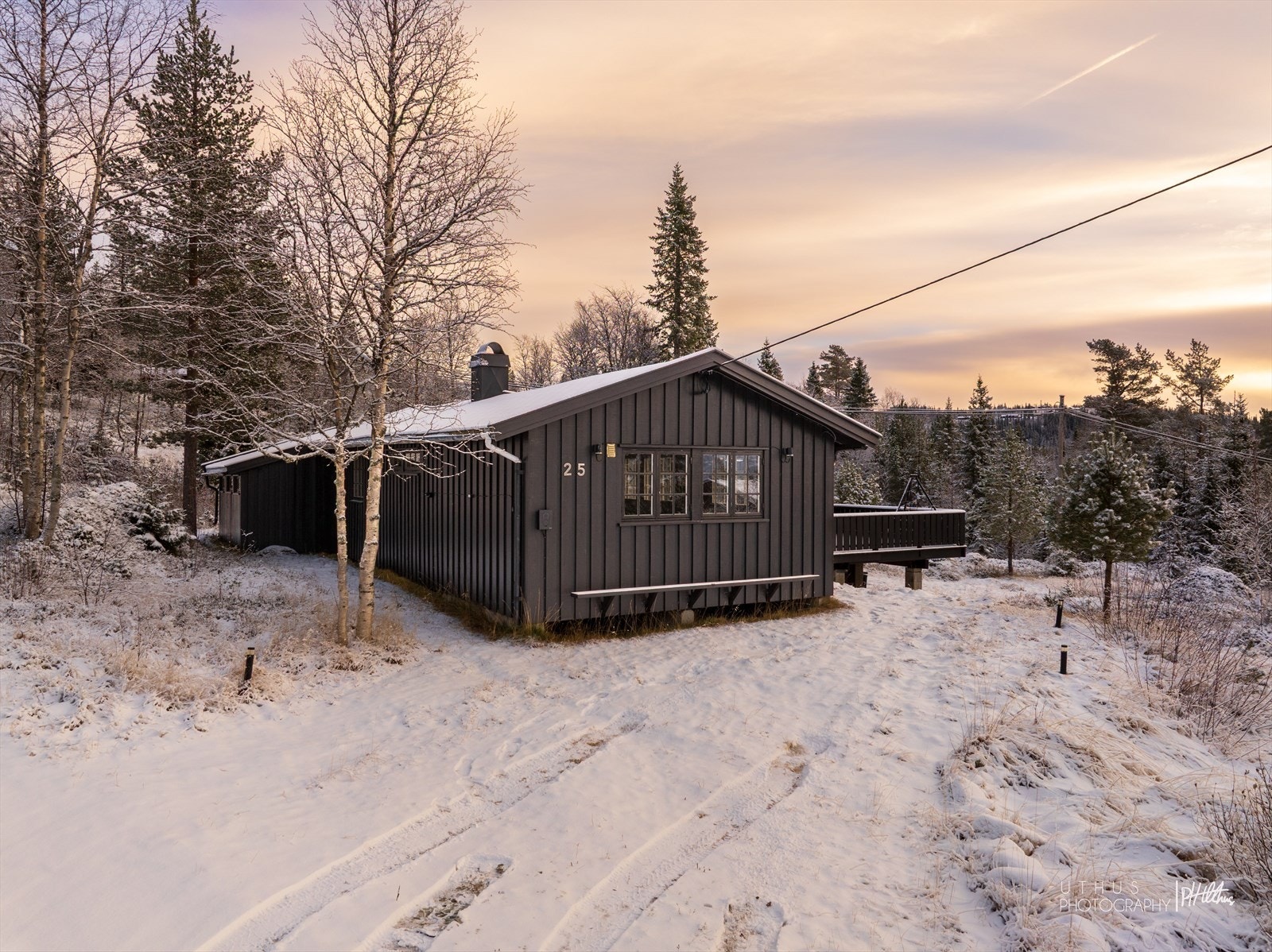 Bilvei frem - Innlagt strøm, vann og avløp Galleribilde