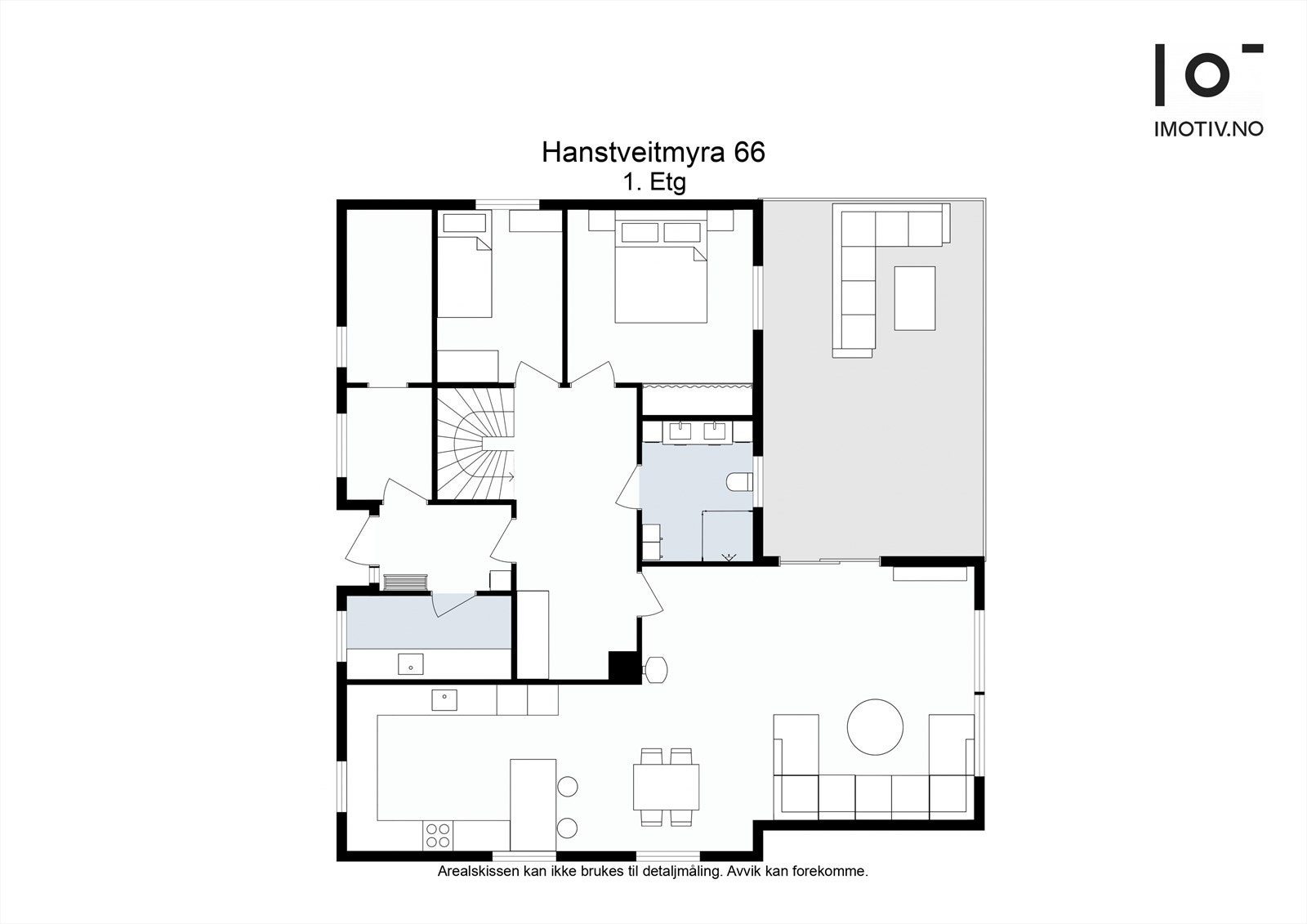 Plantegning 1.etasje Galleribilde