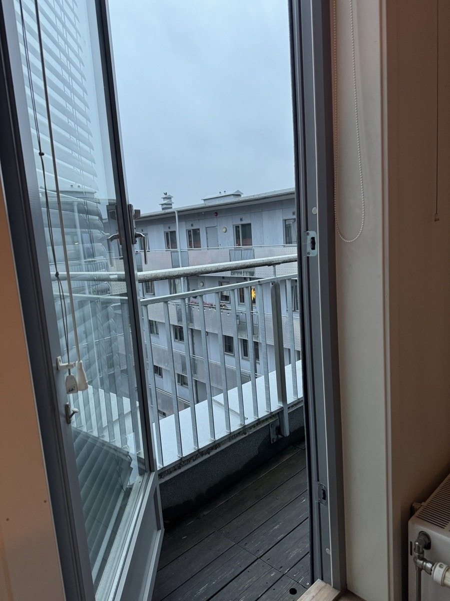 Balkong fra soverom Galleribilde