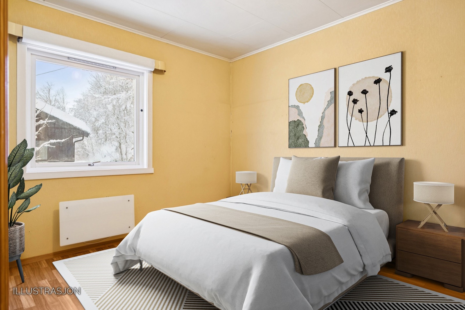 Soverom 1 av 3. Galleribilde